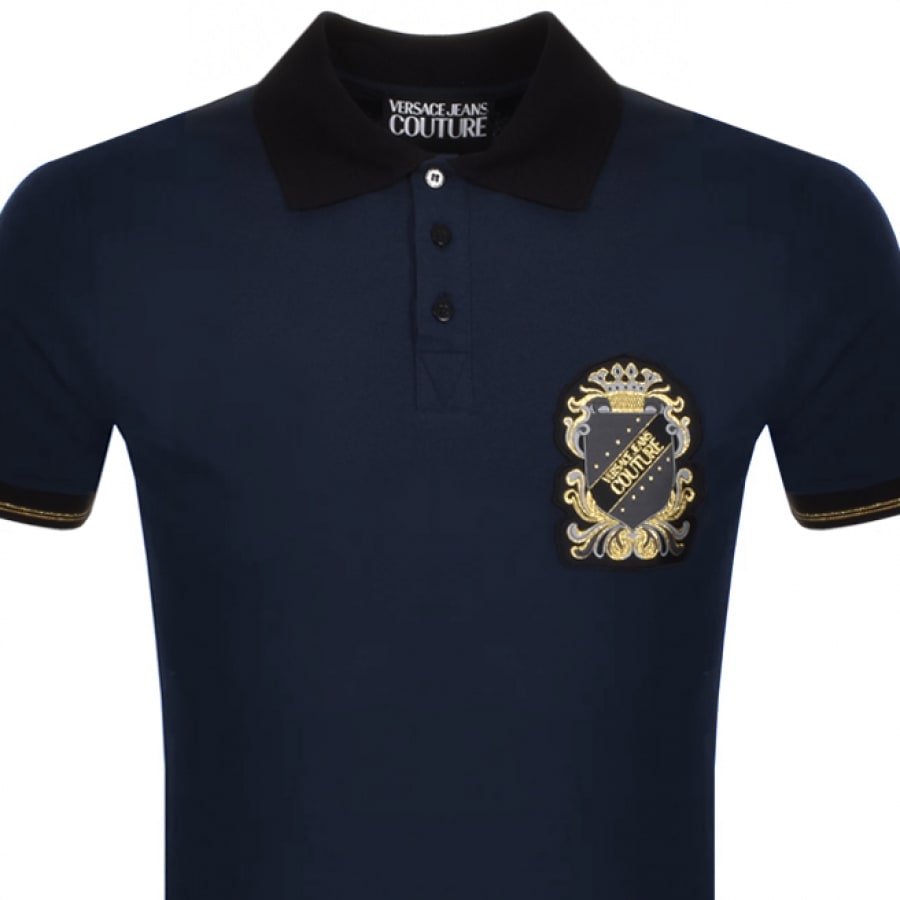 Alternative Image for ProductVersace Jeans Couture Polo T Shirt Blue2